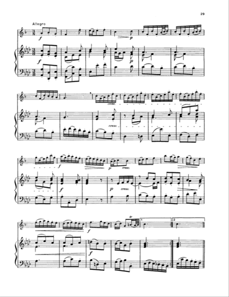 Largo & Allegro Alto Saxophone scores gallery preview page 2