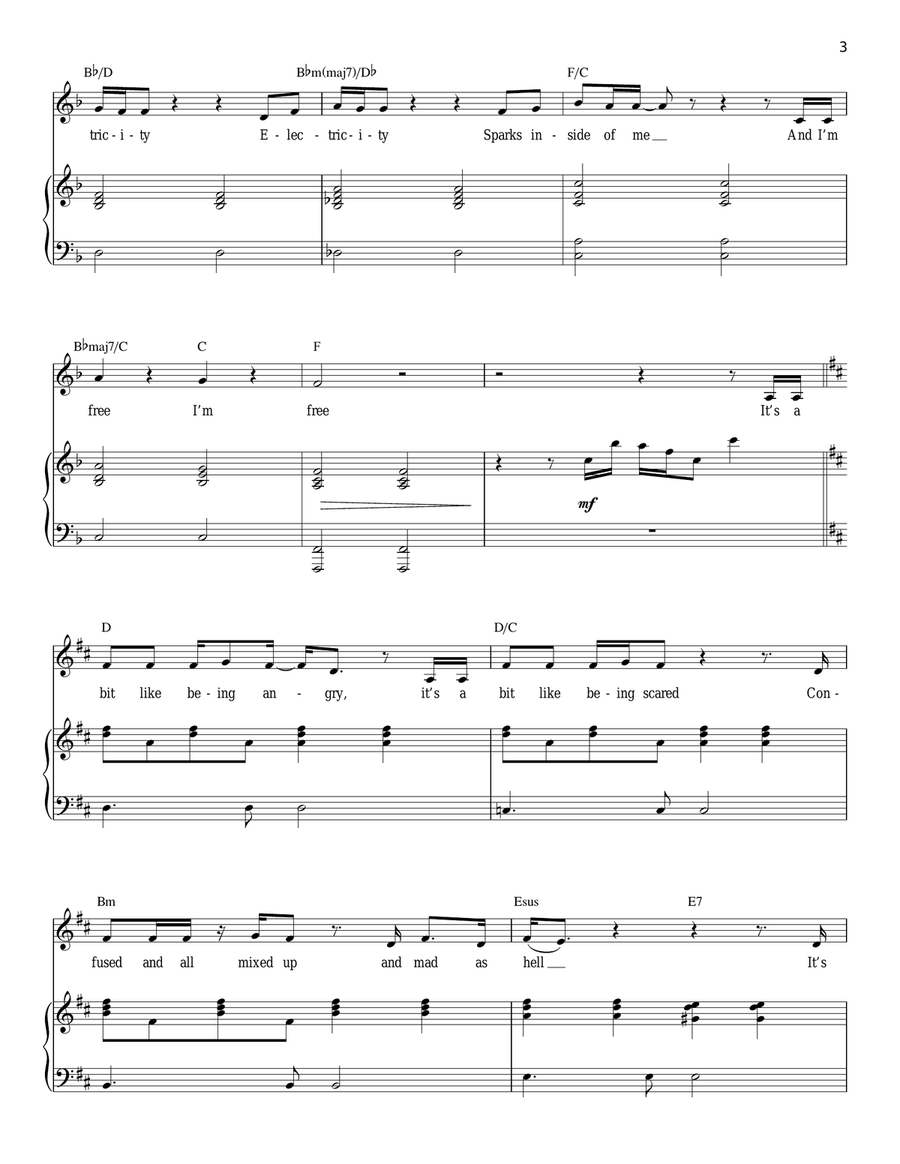 Electricity Electricity Voice scores gallery preview page 3