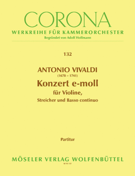 Konzert e-Moll P 109