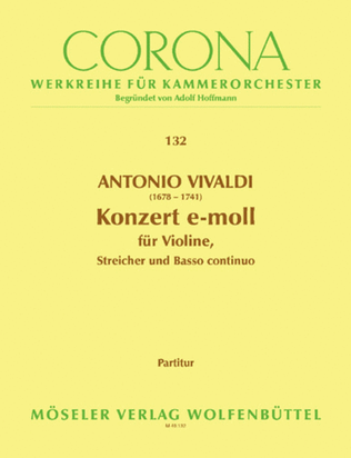 Konzert e-Moll P 109