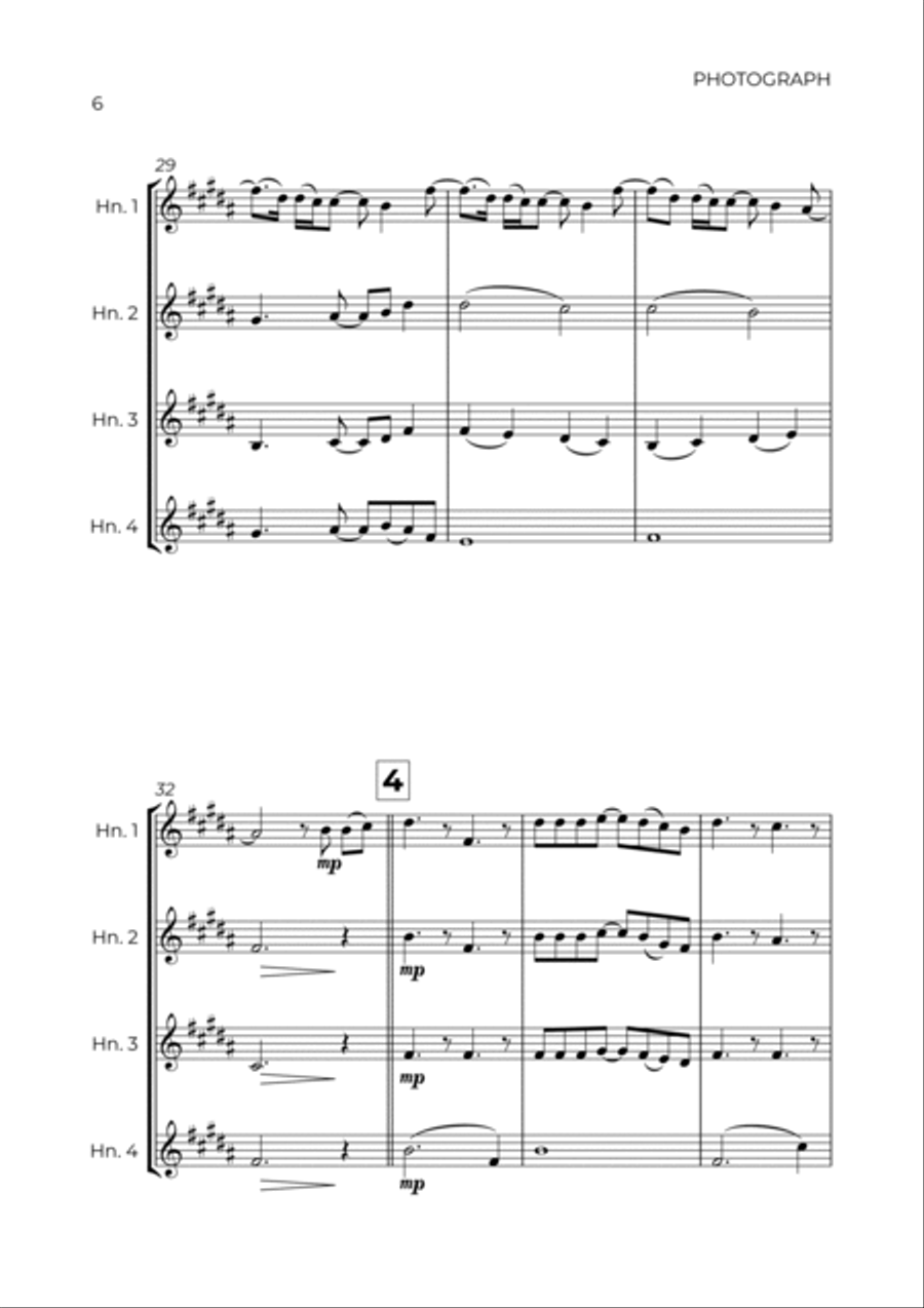 Photograph Photograph Brass Ensemble scores gallery preview page 6