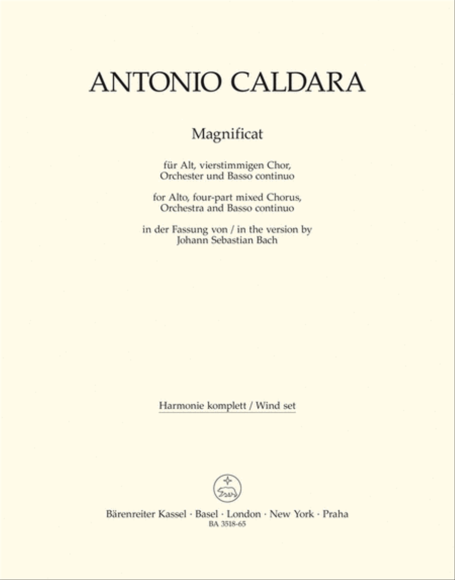 Magnificat C major Trumpet scores gallery preview page 1