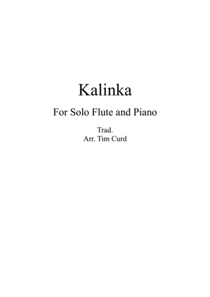 Book cover for Kalinka for Solo Flute and Piano