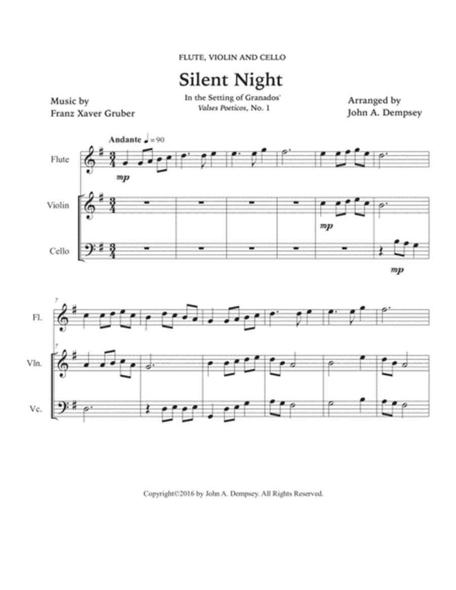Silent Night (Trio for Flute, Violin and Cello) image number null