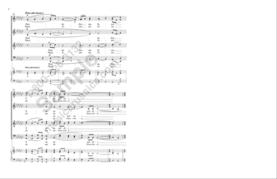 Let All Mortal Flesh 4-Part scores gallery preview page 7