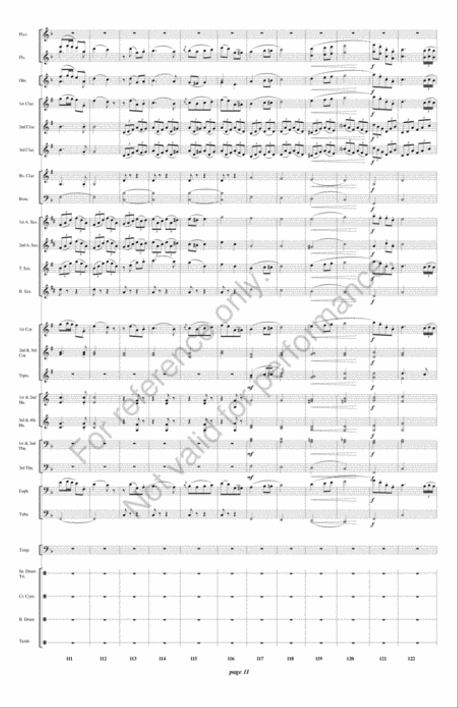 Fatinitza Concert Band scores gallery preview page 12