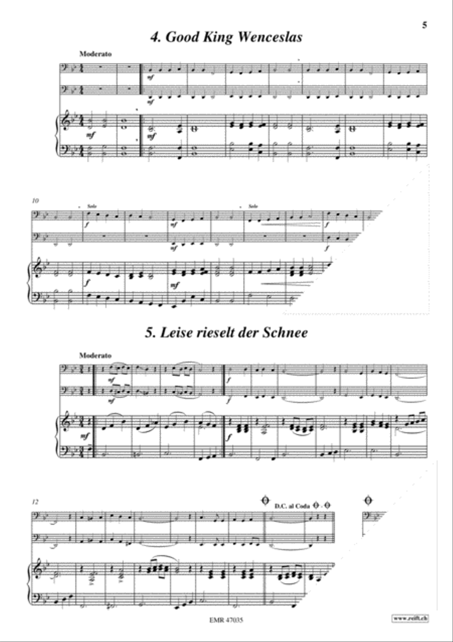 28 Weihnachtsmelodien Vol. 1 + 2 Brass Duet scores gallery preview page 5