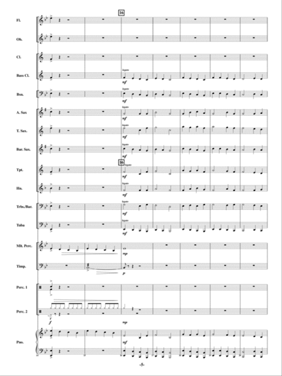 Colors of Christmas Concert Band scores gallery preview page 4