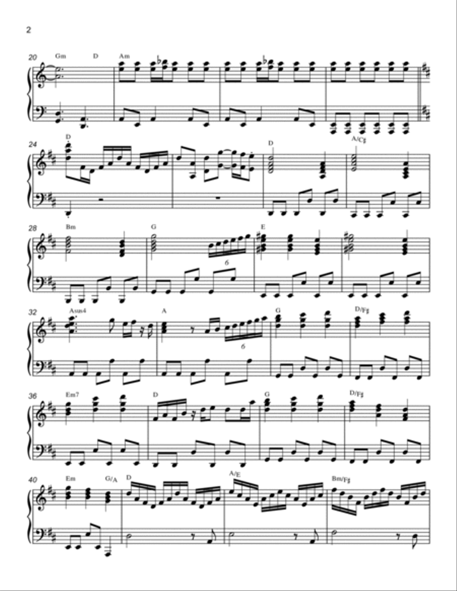 Buck Rogers In The 25th Century Main Theme Piano Solo scores gallery preview page 2