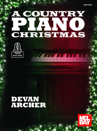Book cover for A Country Piano Christmas