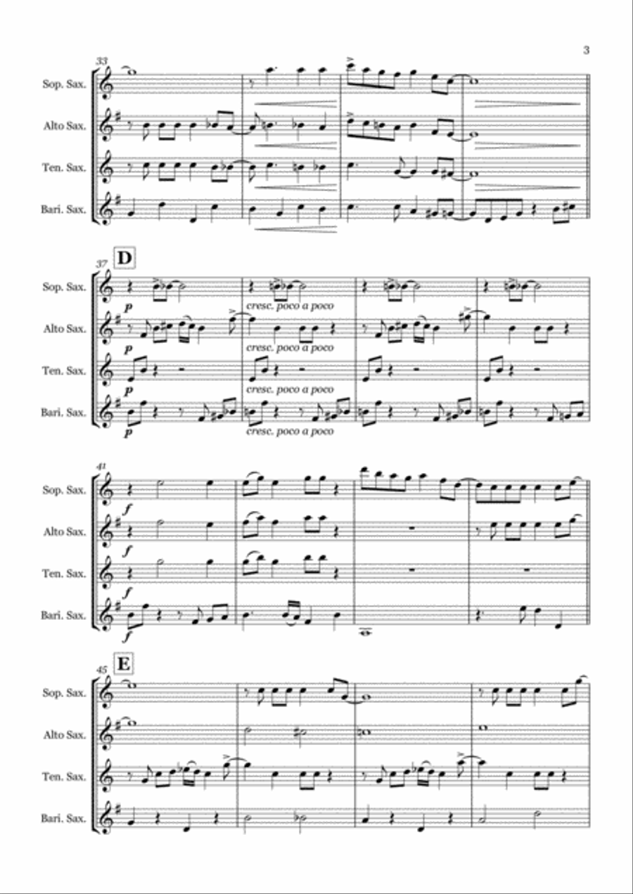 They Can't Take That Away From Me from THE BARKLEYS OF BROADWAY from SHALL WE DANCE Saxophone Quartet scores gallery preview page 3
