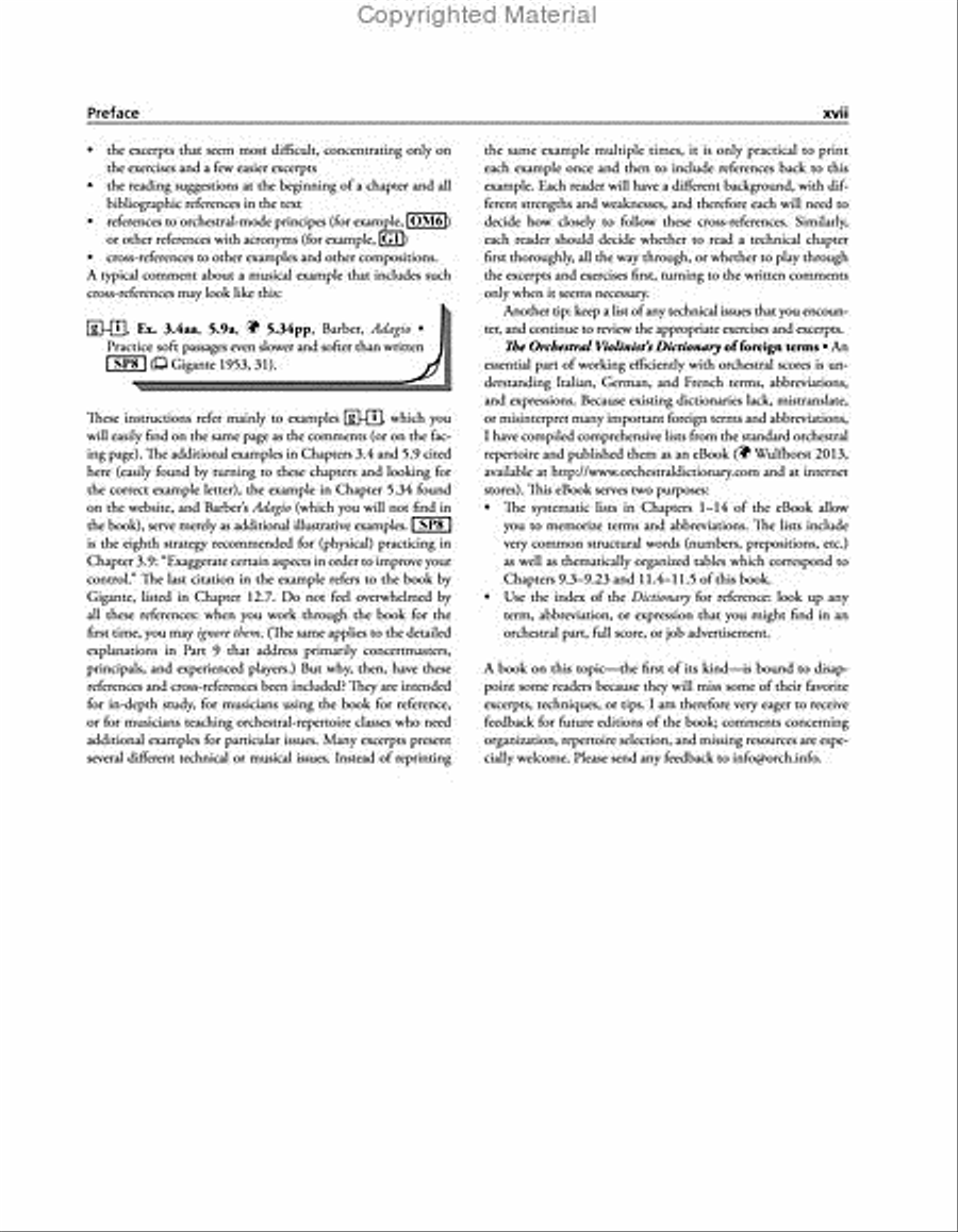 The Orchestral Violinist's Companion, Volumes 1 + 2 Violin scores gallery preview page 4