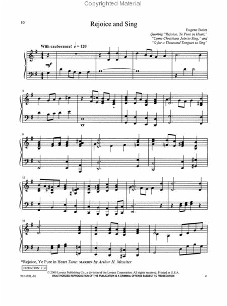 Preludes of Praise and Adoration Piano Solo scores gallery preview page 3
