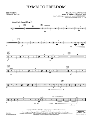Hymn to Freedom - Percussion 2