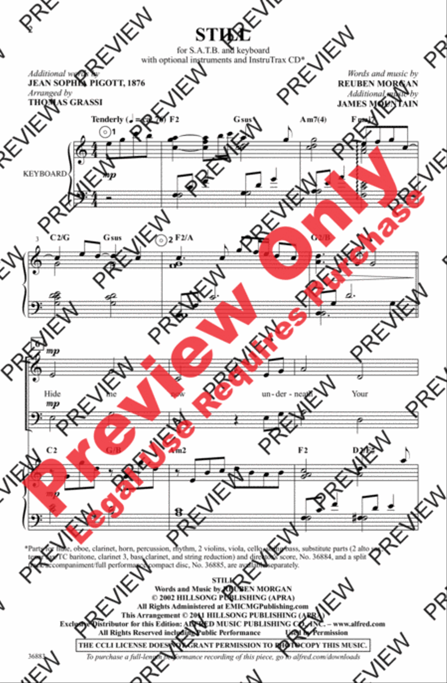 Still Still 4-Part scores gallery preview page 2