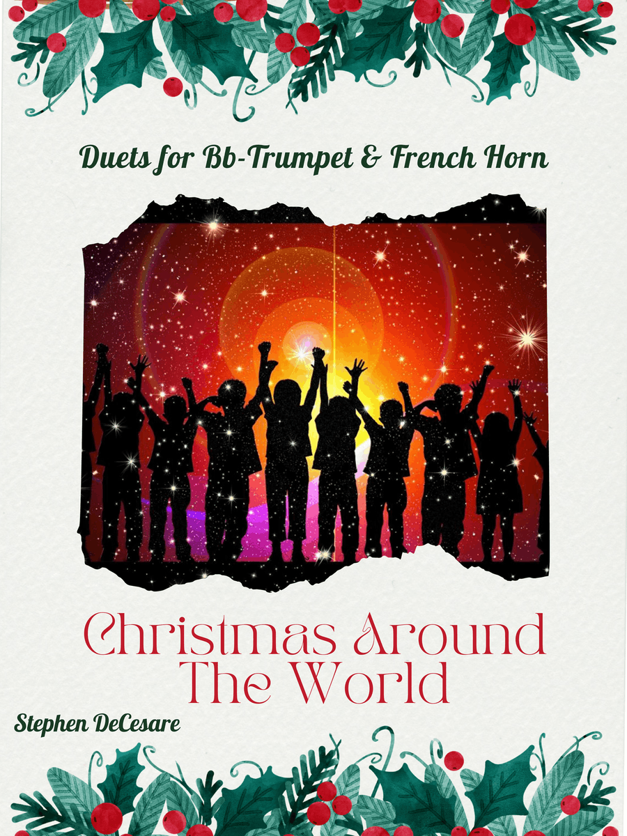 Christmas Around The World (Duet for Bb-Trumpet and French Horn) Brass Duet scores gallery preview page 1