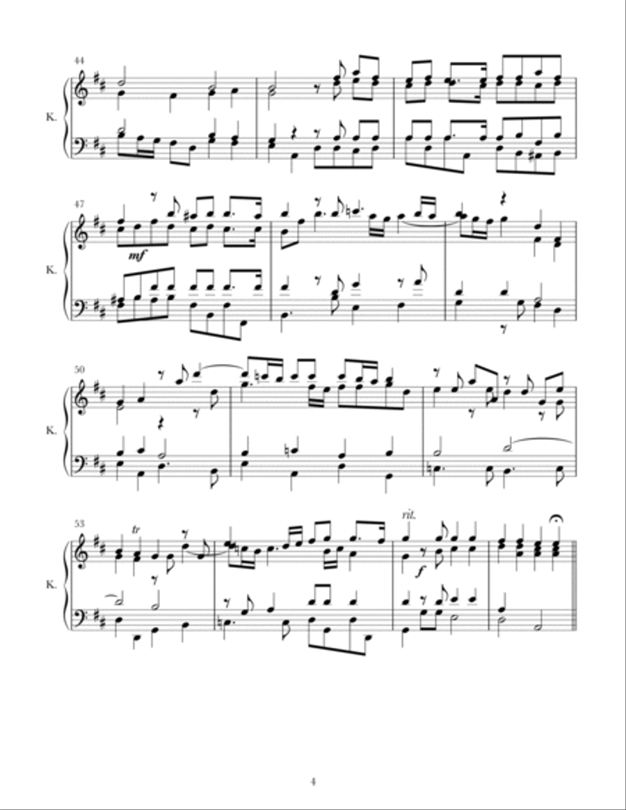 Magnificat in D - Parts Magnificat in D - Parts 4-Part scores gallery preview page 5