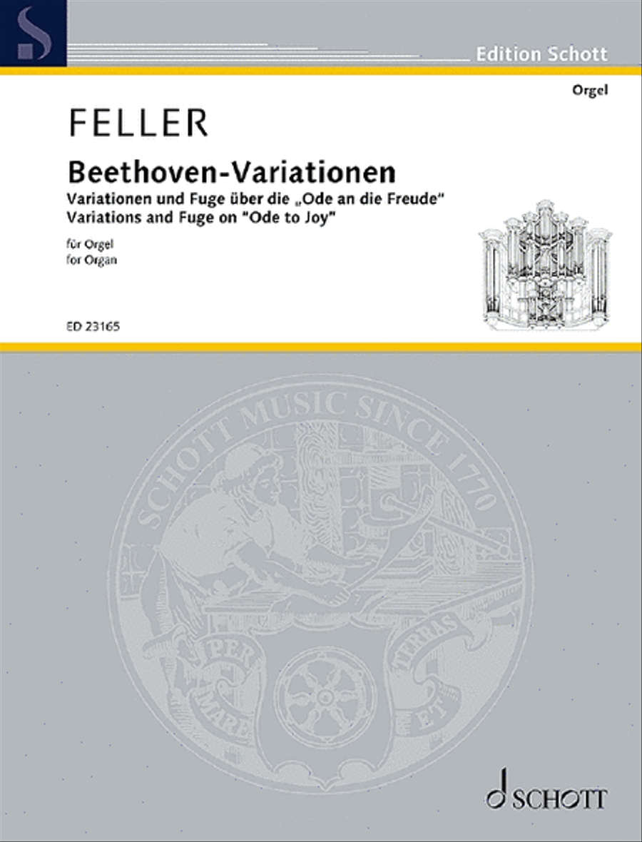 Beethoven Variations Organ scores gallery preview page 1