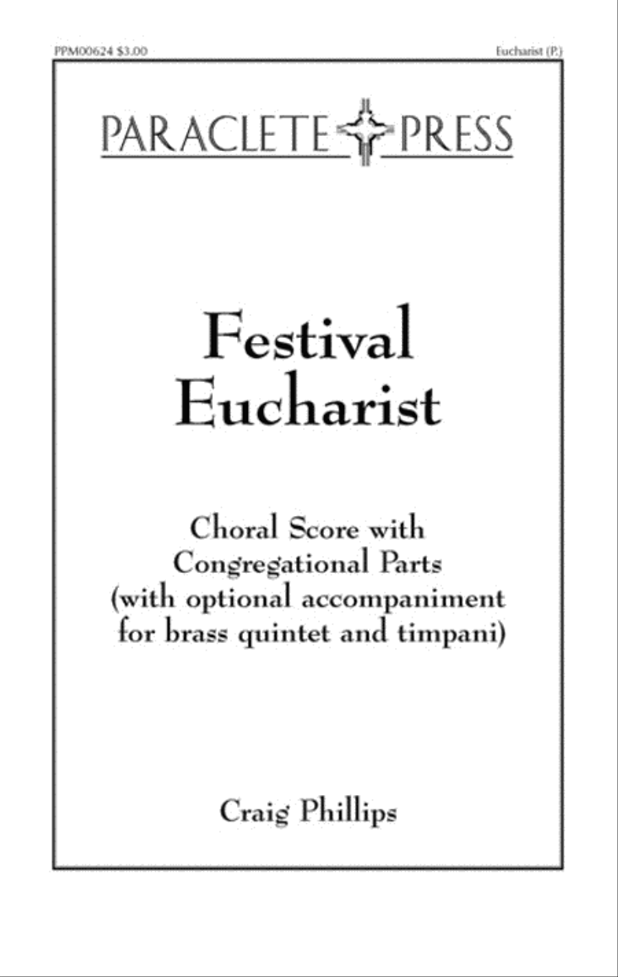 Festival Eucharist (Choral Score) 4-Part scores gallery preview page 1