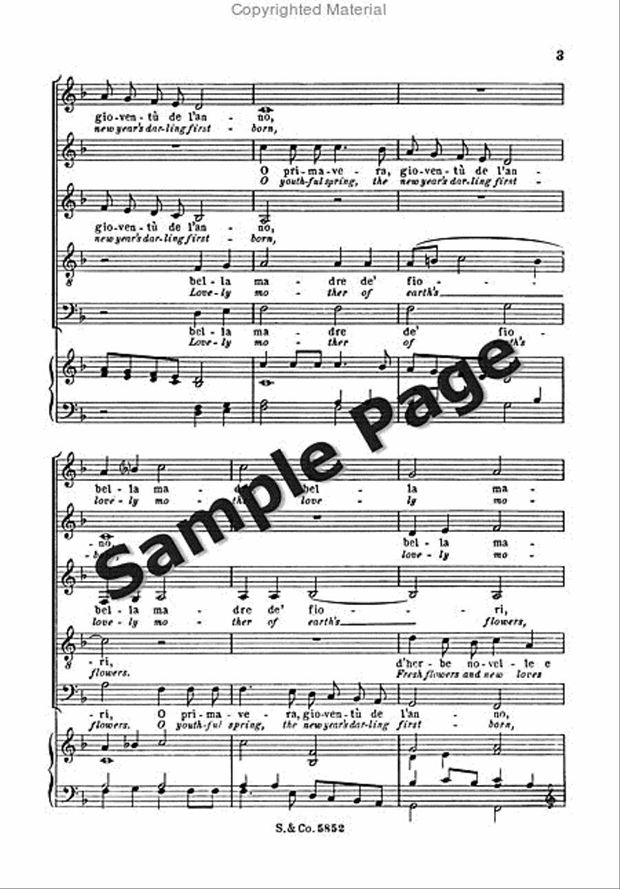 O Primavera O Primavera SSATB scores gallery preview page 6