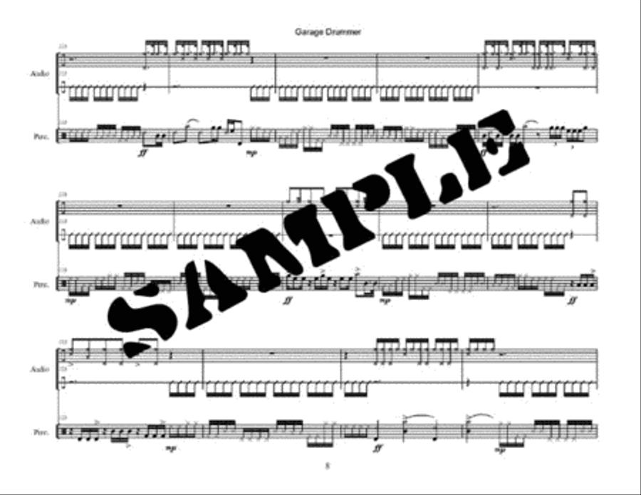 Garage Drummer Snare Drum scores gallery preview page 2