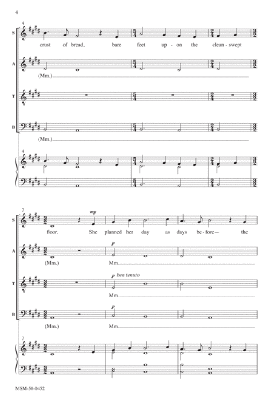 Annunciation Annunciation Divisi scores gallery preview page 4