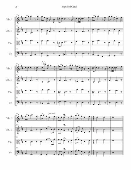 Wexford Carol (String Quartet) image number null