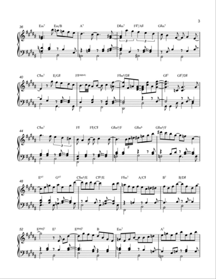Corcovado Piano Solo scores gallery preview page 3