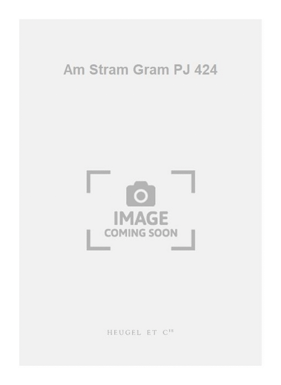 Am Stram Gram PJ 424 4-Part scores gallery preview page 1