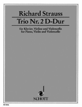 Book cover for Trio No. 2 in D Major