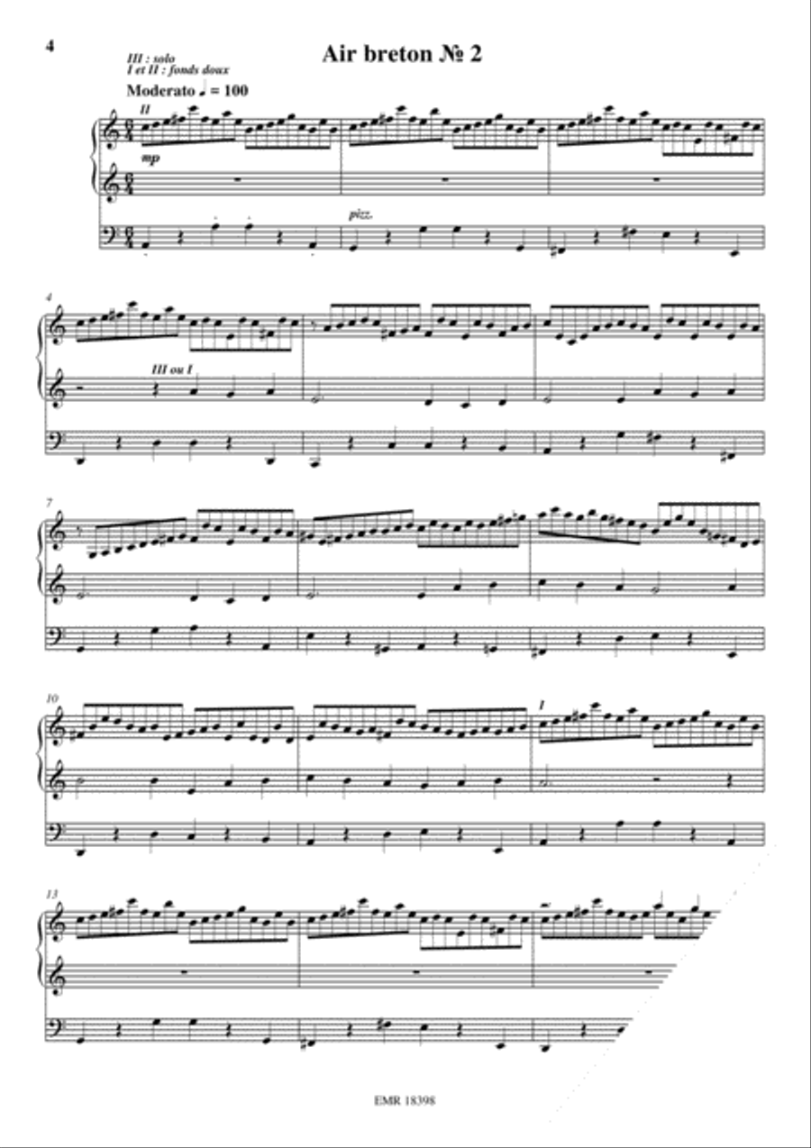 18 Preludes sur des airs anciens Organ scores gallery preview page 5
