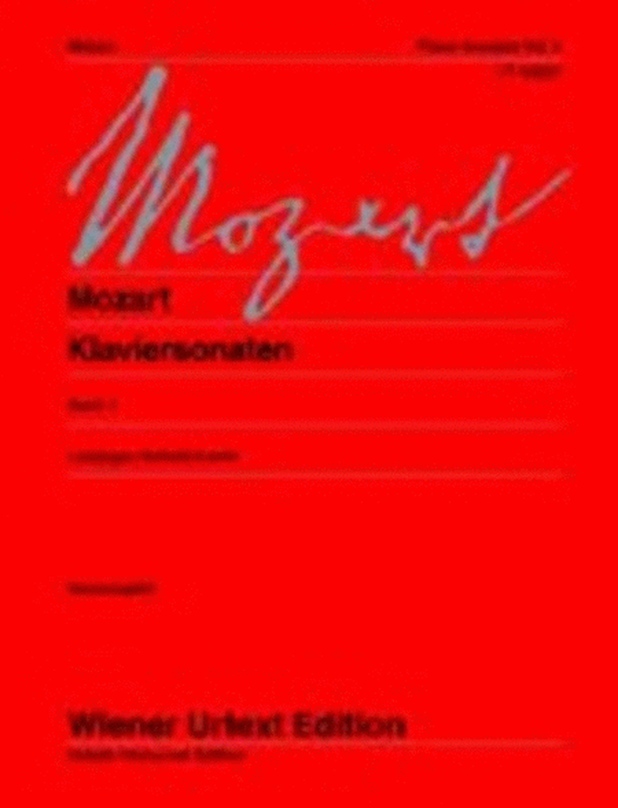 Mozart - Sonatas Vol 2 Urtext