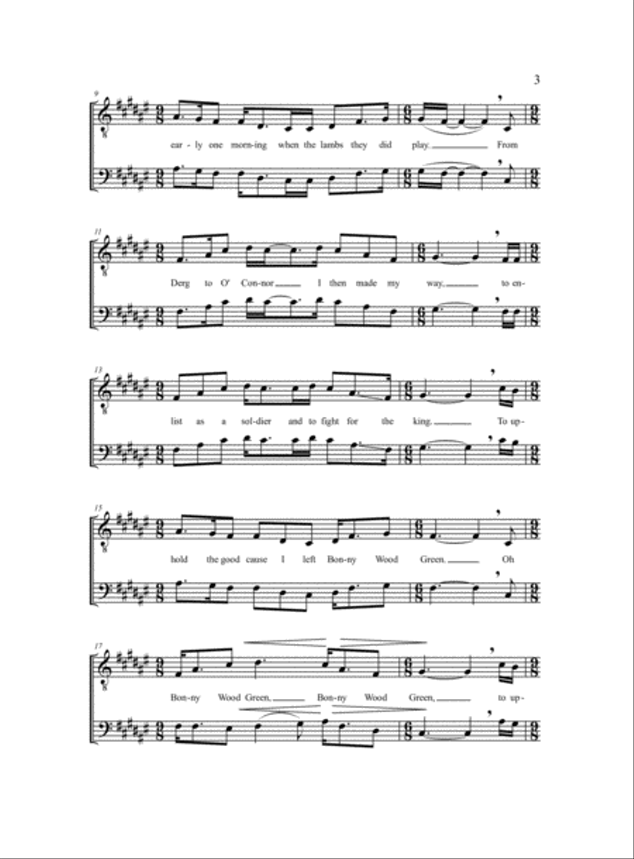 Bonny Wood Green 3-Part scores gallery preview page 3