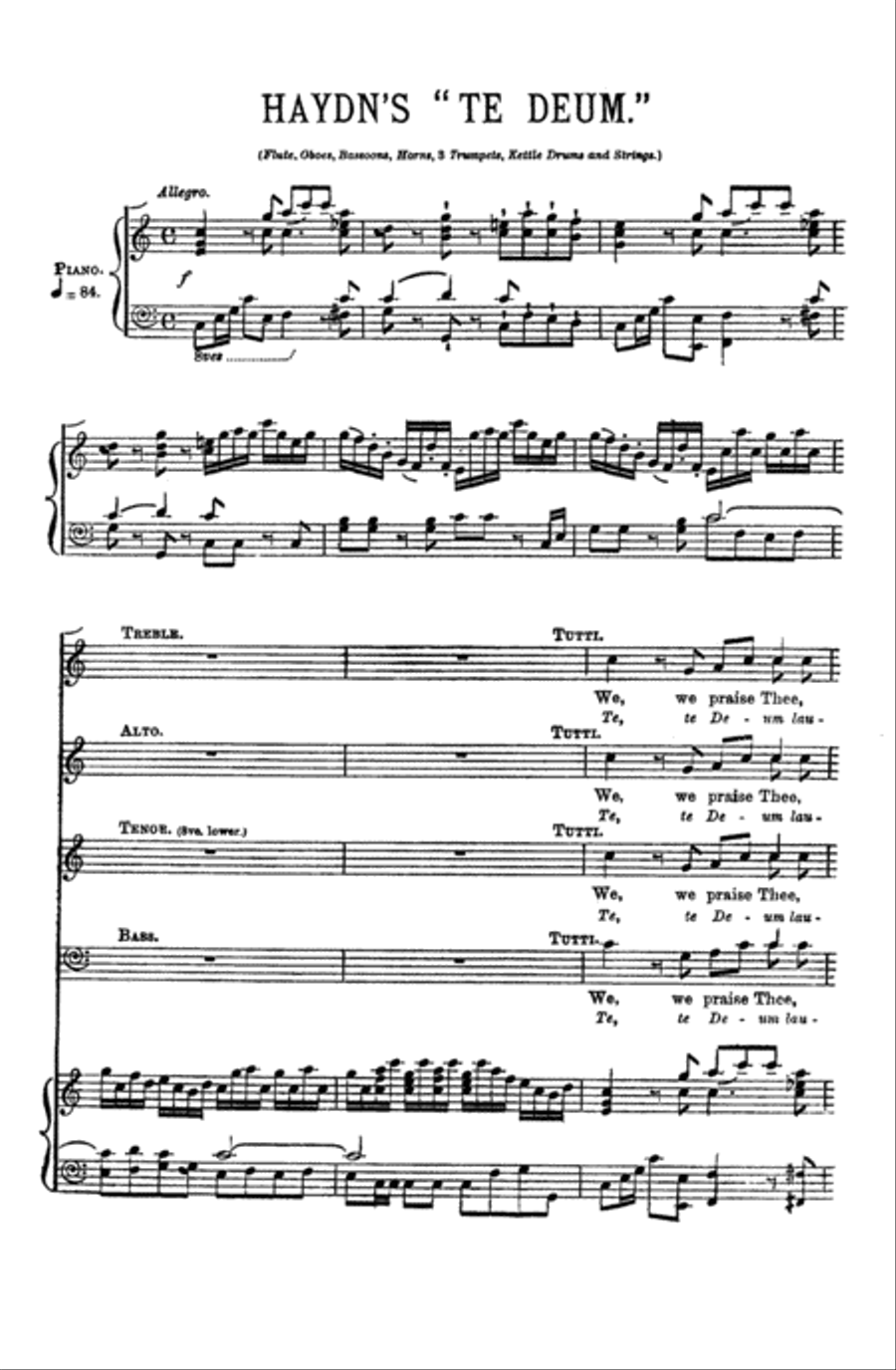 Te Deum Laudamus Te Deum Laudamus 4-Part scores gallery preview page 4