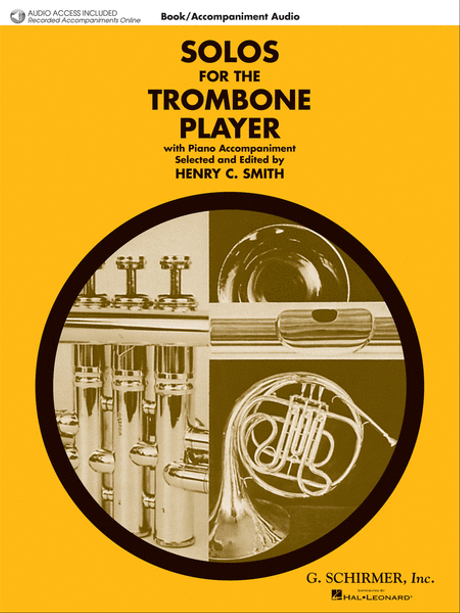 Solos for the Trombone Player Piano Accompaniment scores gallery preview page 1