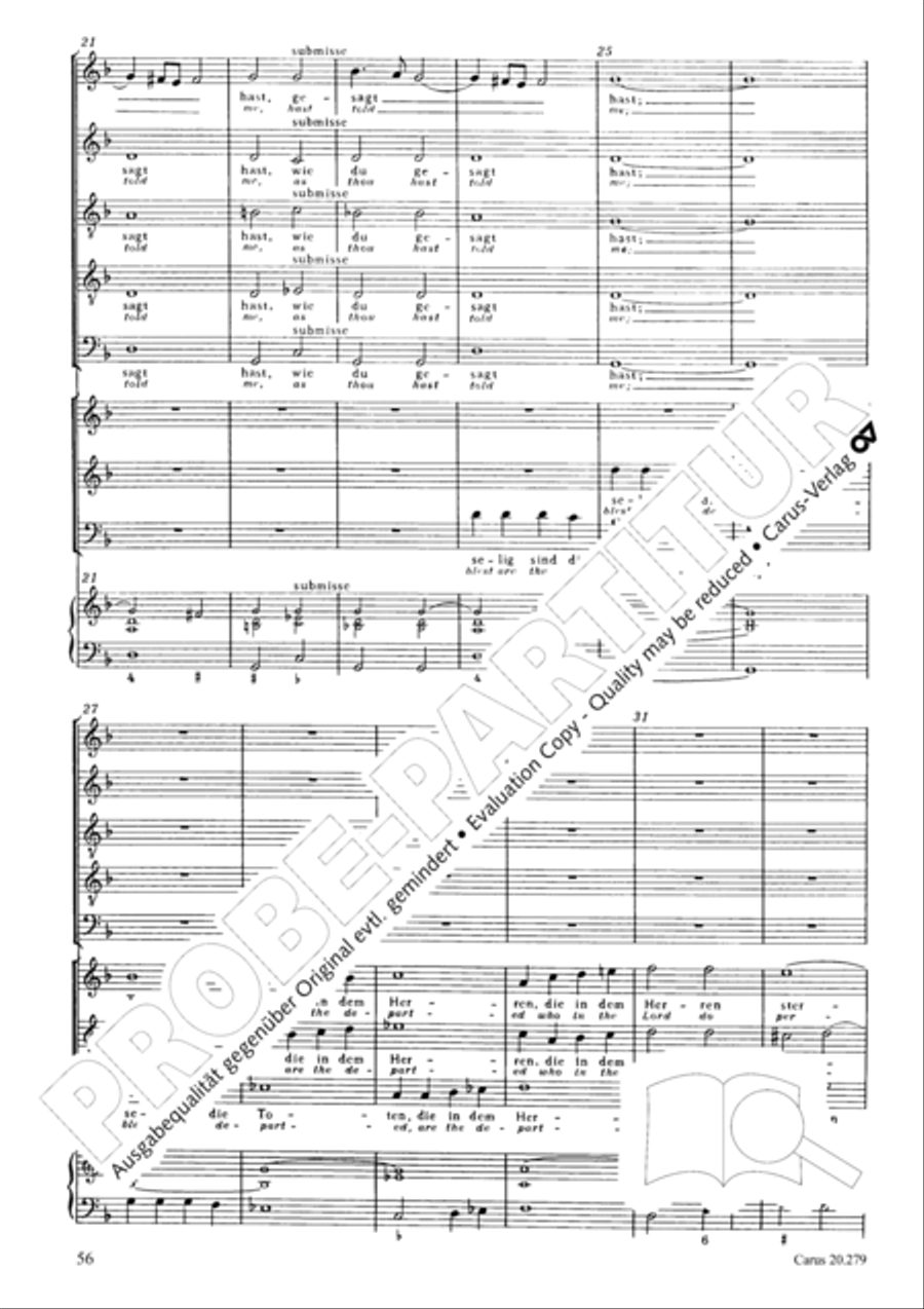 Musikalische Exequien I-III Score scores gallery preview page 59