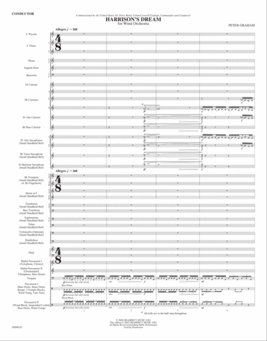 Harrison's Dream: Score Concert Band scores gallery preview page 6