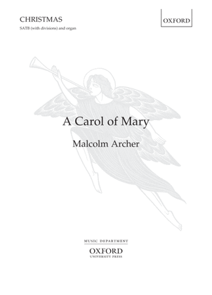 Book cover for A Carol of Mary