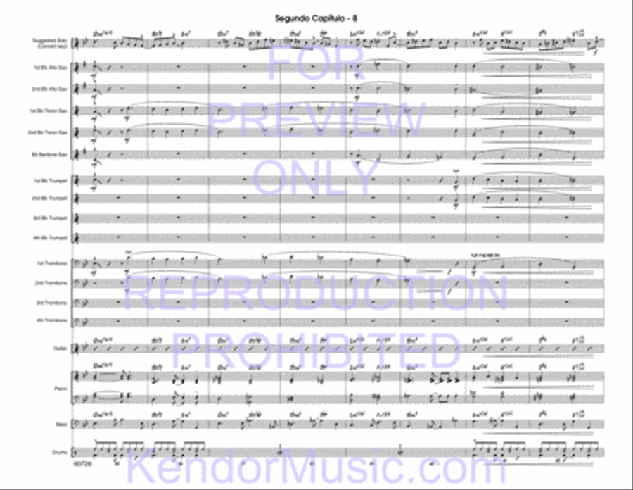 Segundo Capitulo Jazz Ensemble scores gallery preview page 10