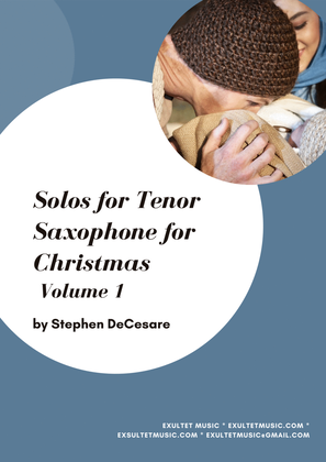 Book cover for Solos for Tenor Saxophone for Christmas (Volume 1)