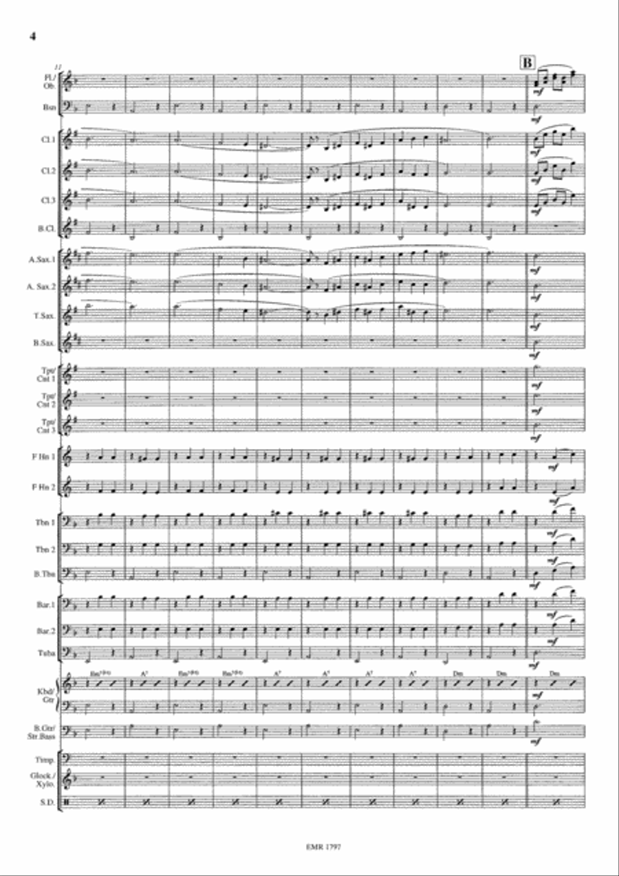 Waltz No. 2 Concert Band scores gallery preview page 5