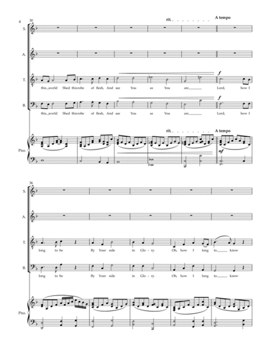 Then Will I Truly Know - SATB with Piano image number null