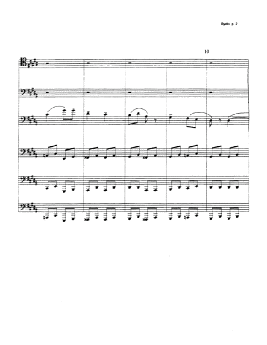 Bydlo Euphonium scores gallery preview page 3