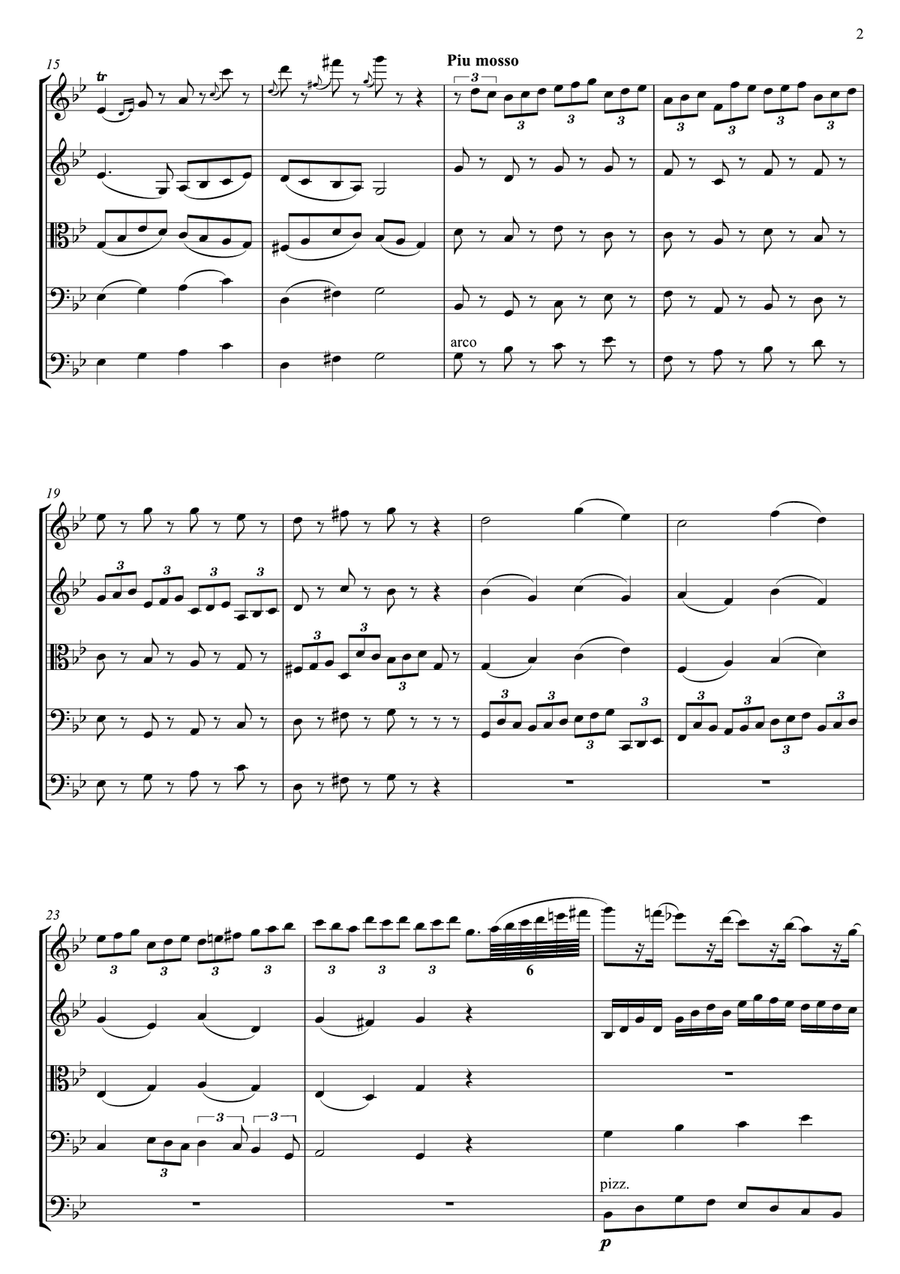 Passacaglia Chamber Orchestra scores gallery preview page 3