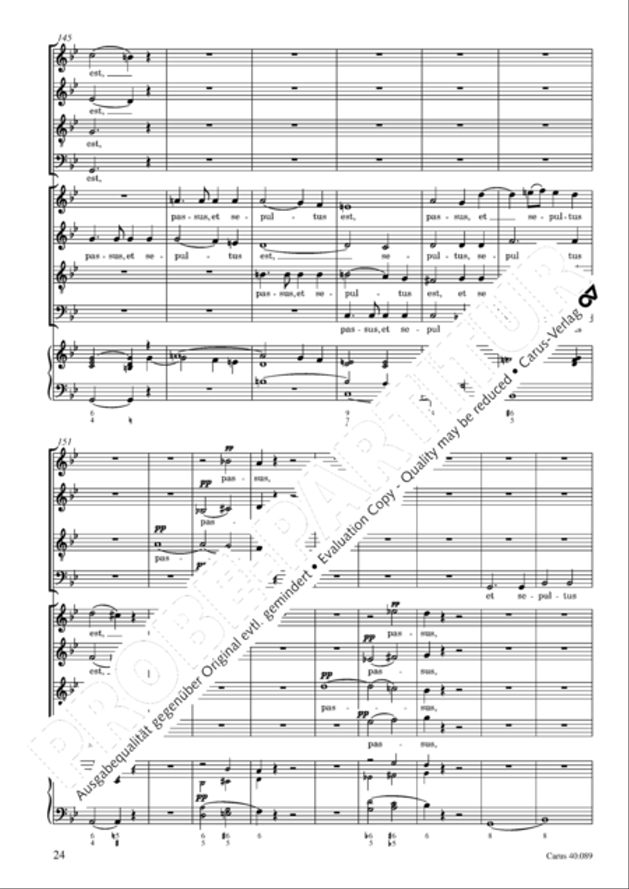 Credo a 8 voci Credo a 8 voci 4-Part scores gallery preview page 25