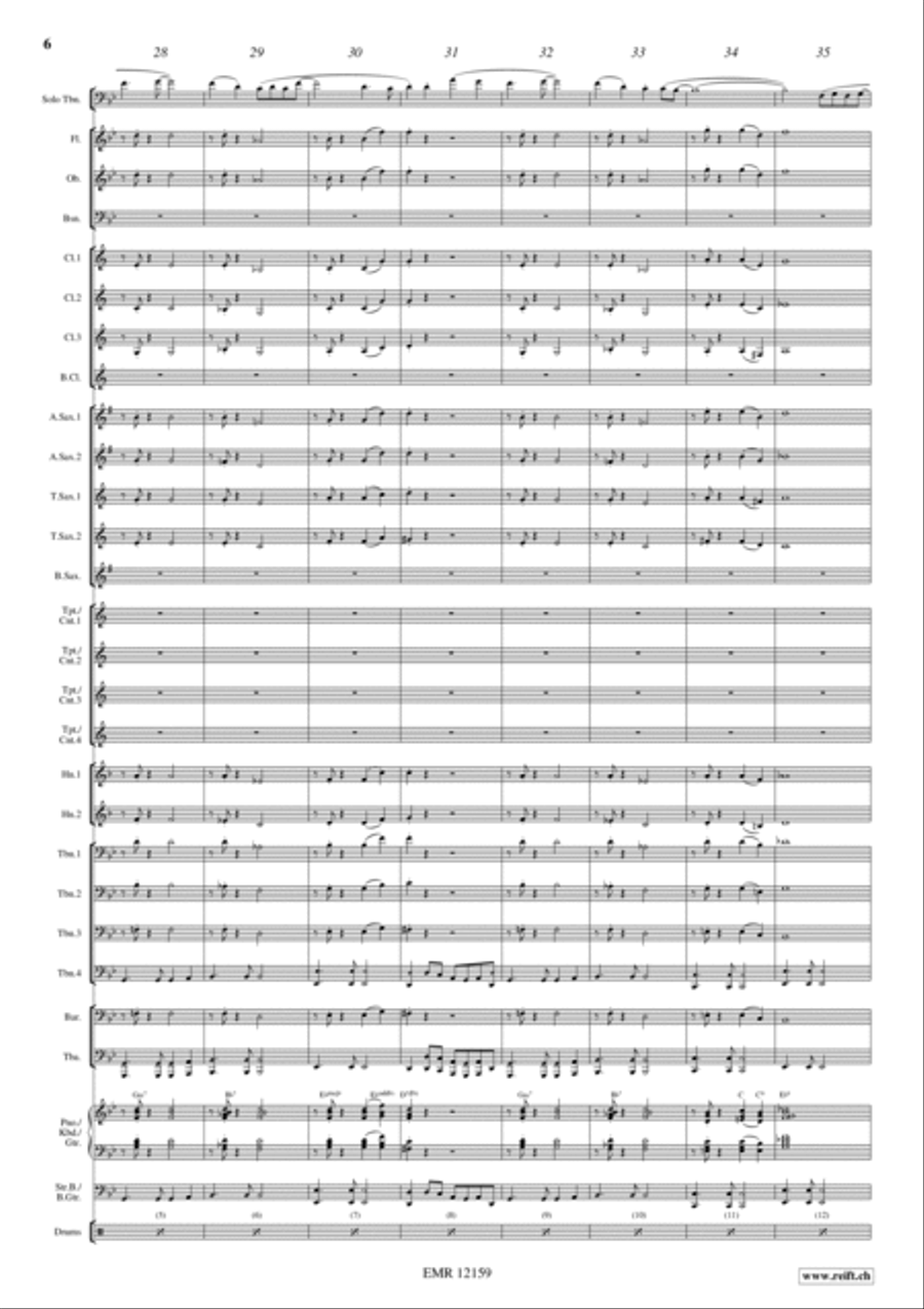 Funkybone Concert Band scores gallery preview page 6
