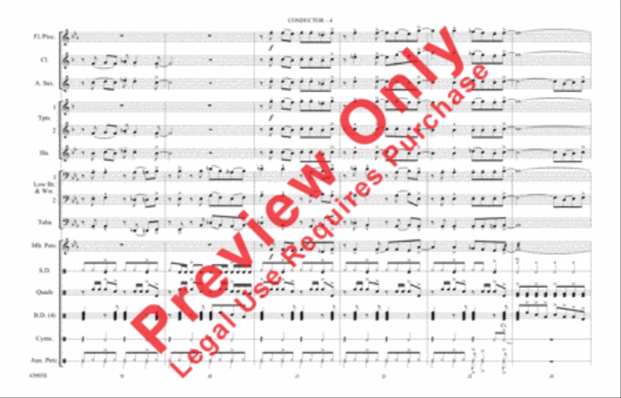 Shout It Out Loud Marching Band scores gallery preview page 5