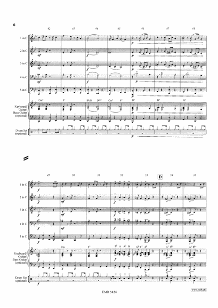 Black Bottom Stomp Woodwind Quintet scores gallery preview page 6
