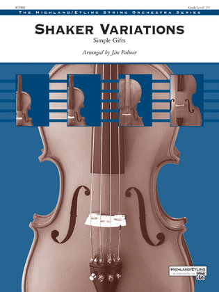 Book cover for Shaker Variations