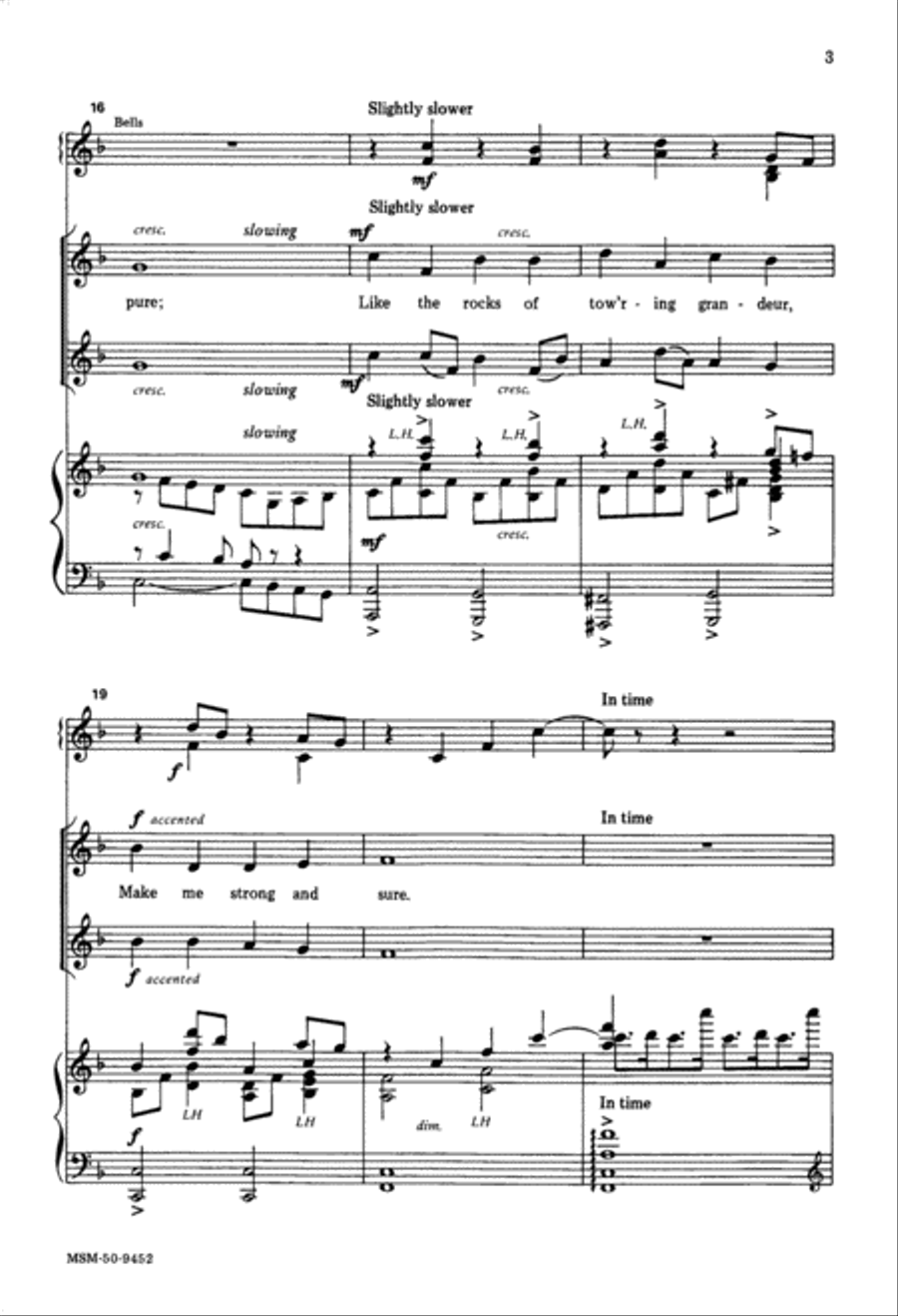 God, Who Touches Earth with Beauty (Downloadable Choral Score)